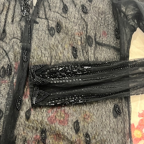 Sheer Black Lace Top - Picture 4 of 4